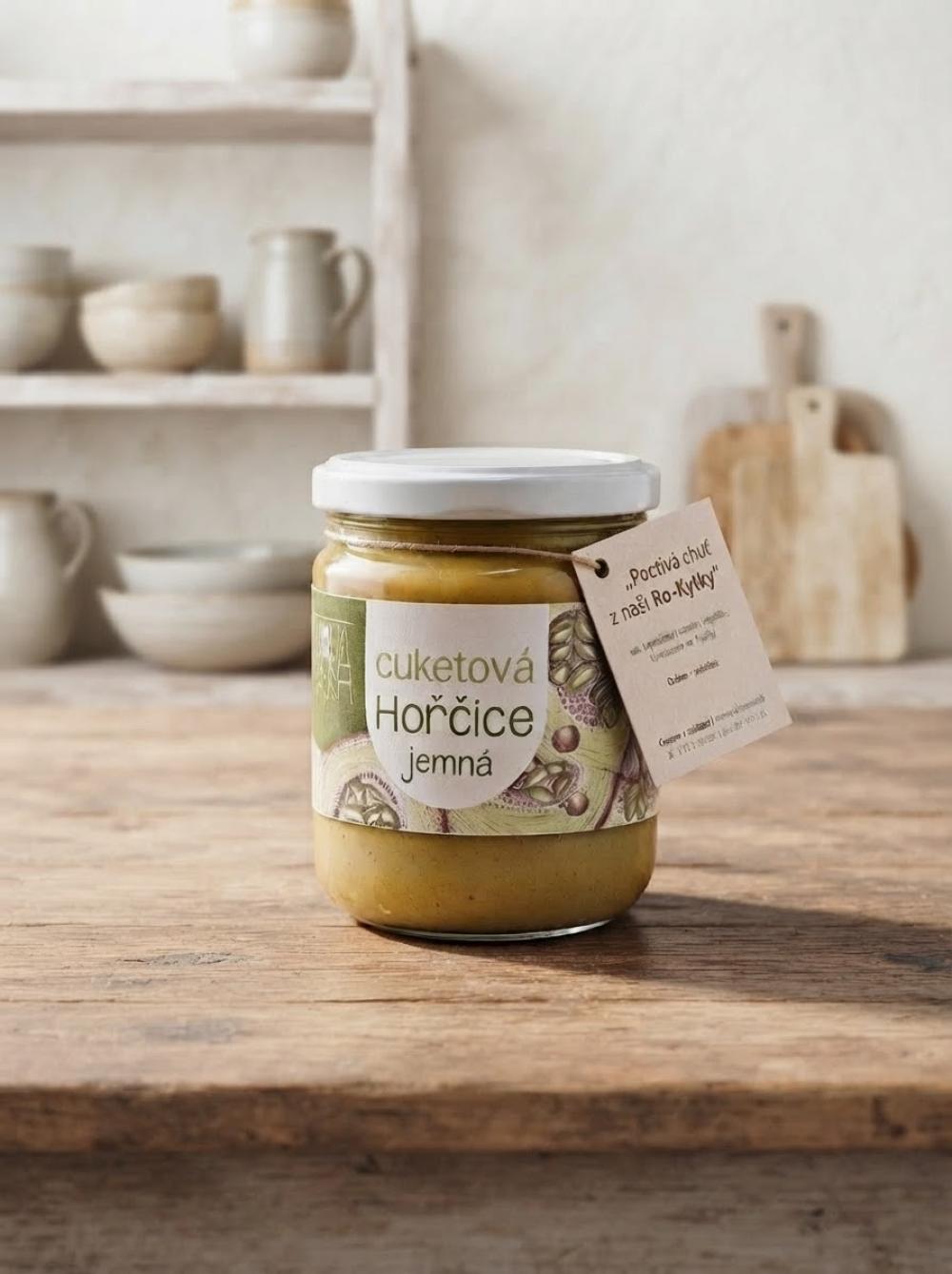 Cuketová hořčice JEMNÁ, 140g Cuketová hořčice JEMNÁ, 140g