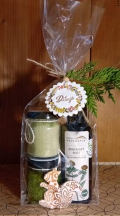 Dárkový balíček, pesto/libečková sůl